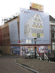 905966 Afbeelding van de restauratie van het Huis Grijsesteijn (Oudegracht 319-321) te Utrecht.